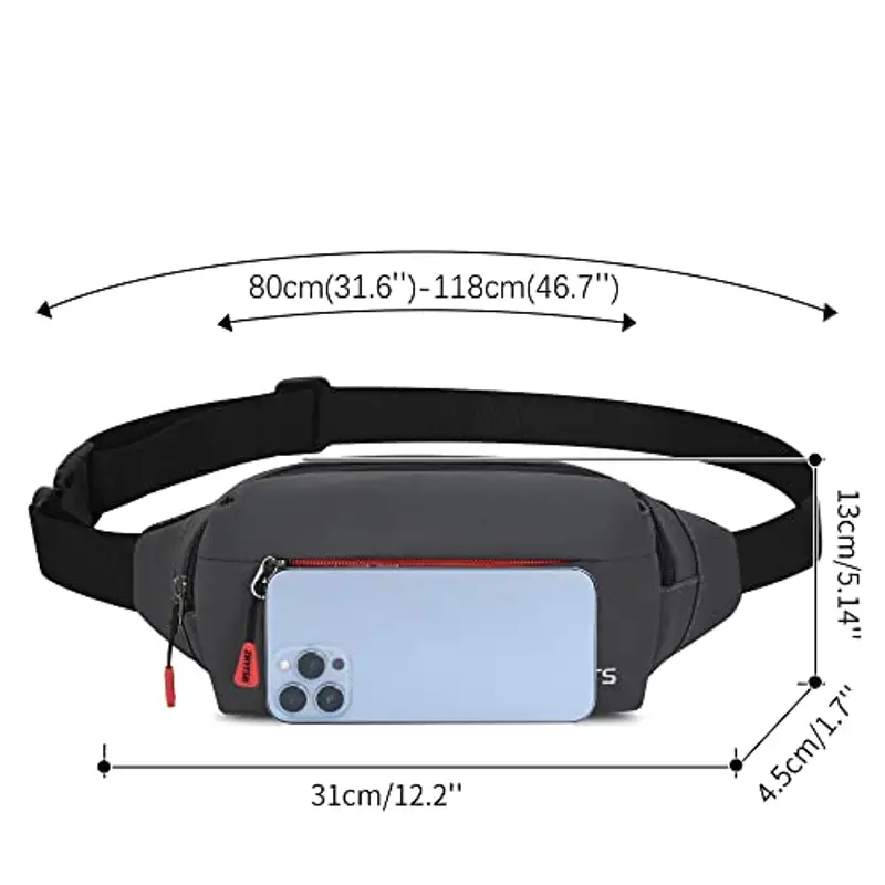 TESELOR Marsupio Uomo Nero 2302478 miniatura 3