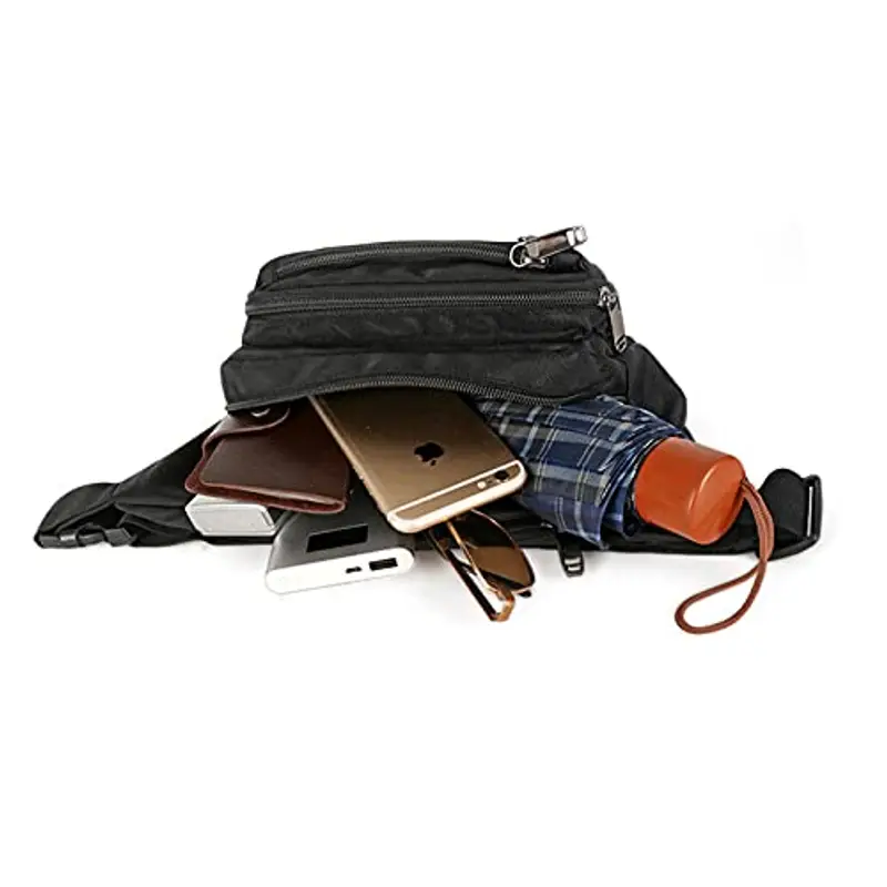 GRACETOP Marsupio Uomo Nero 786891 miniatura 2