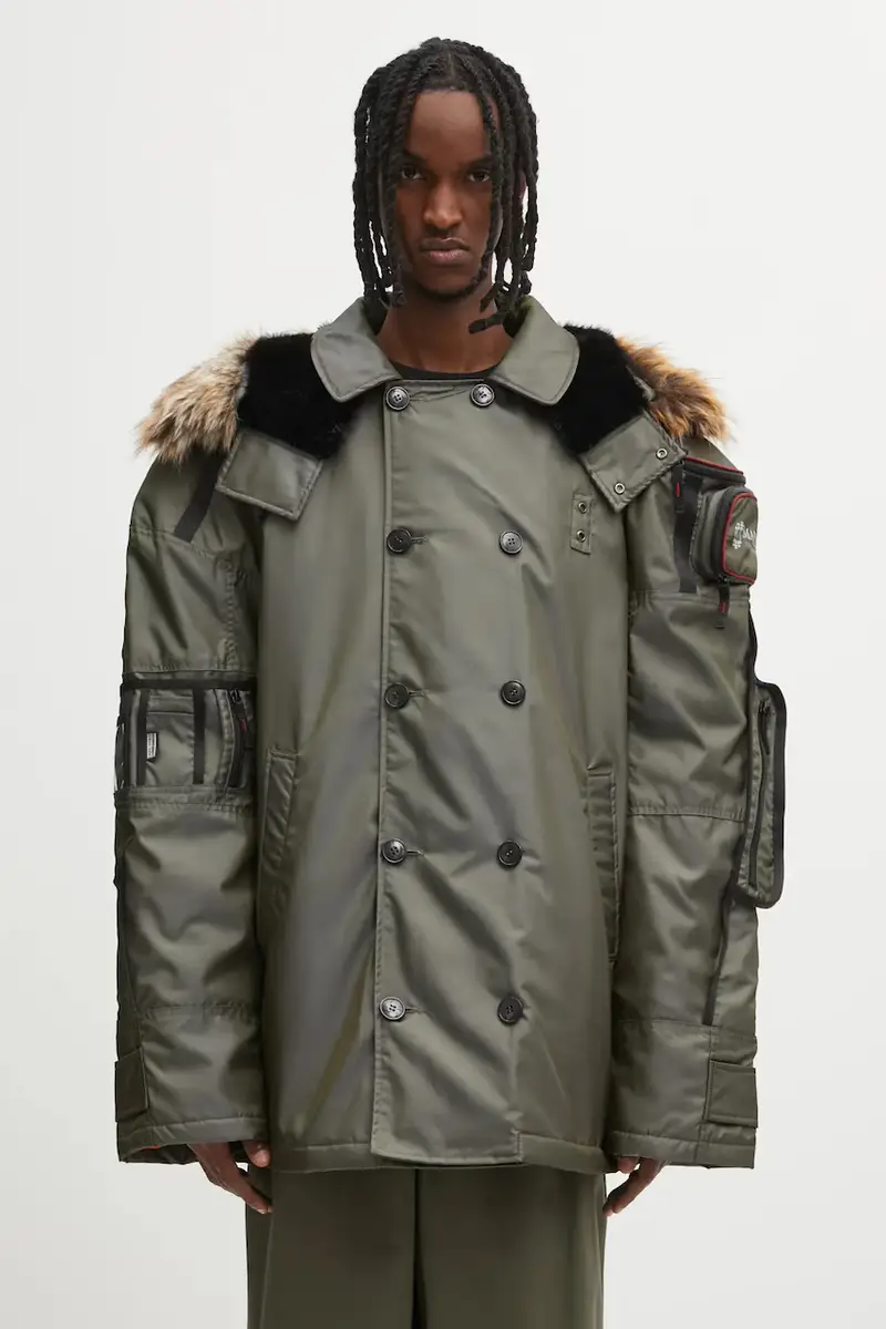 Martine Rose Parka Verde 2886864 miniatura 5