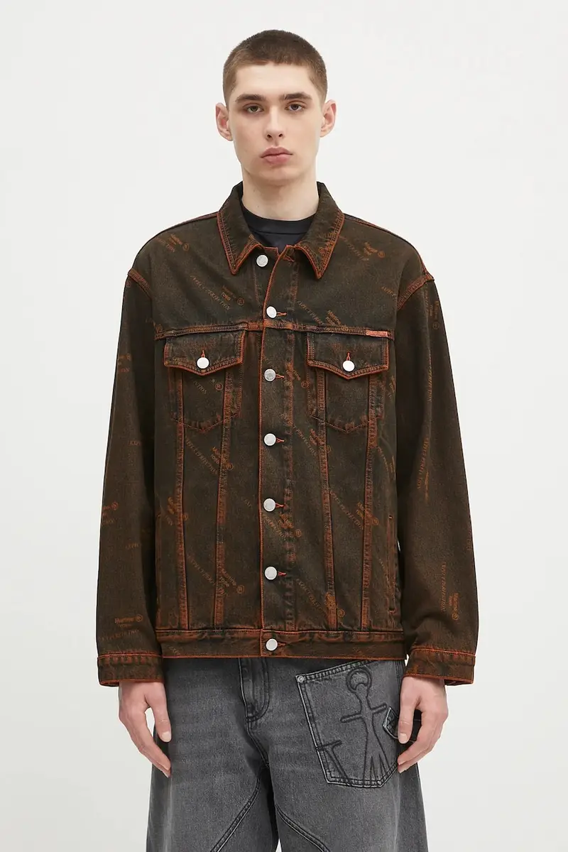 giacca di jeans Oversized Denim colore arancione 201WD06204