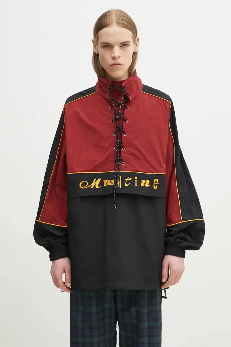 giacca Lace Up colore granata 173WP01027