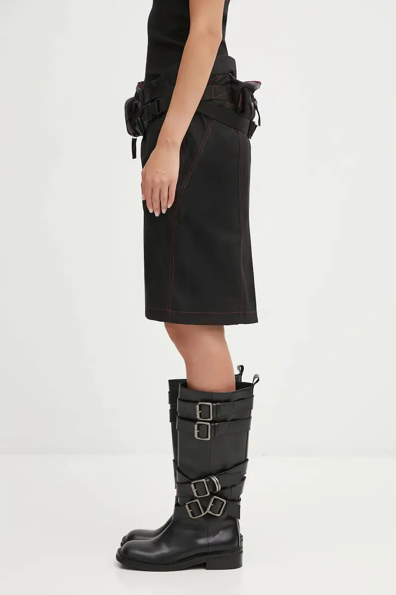 gonna Bumbag colore nero 848WO15035 miniatura 2