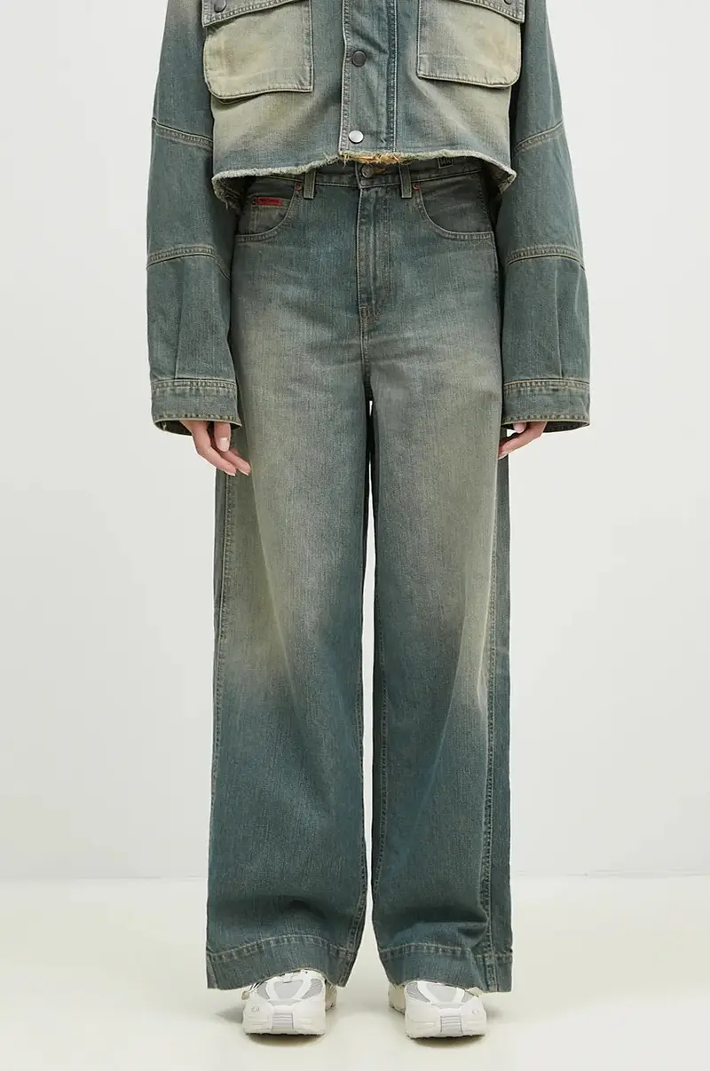 Martine Rose Jeans Donna Blu 2245720