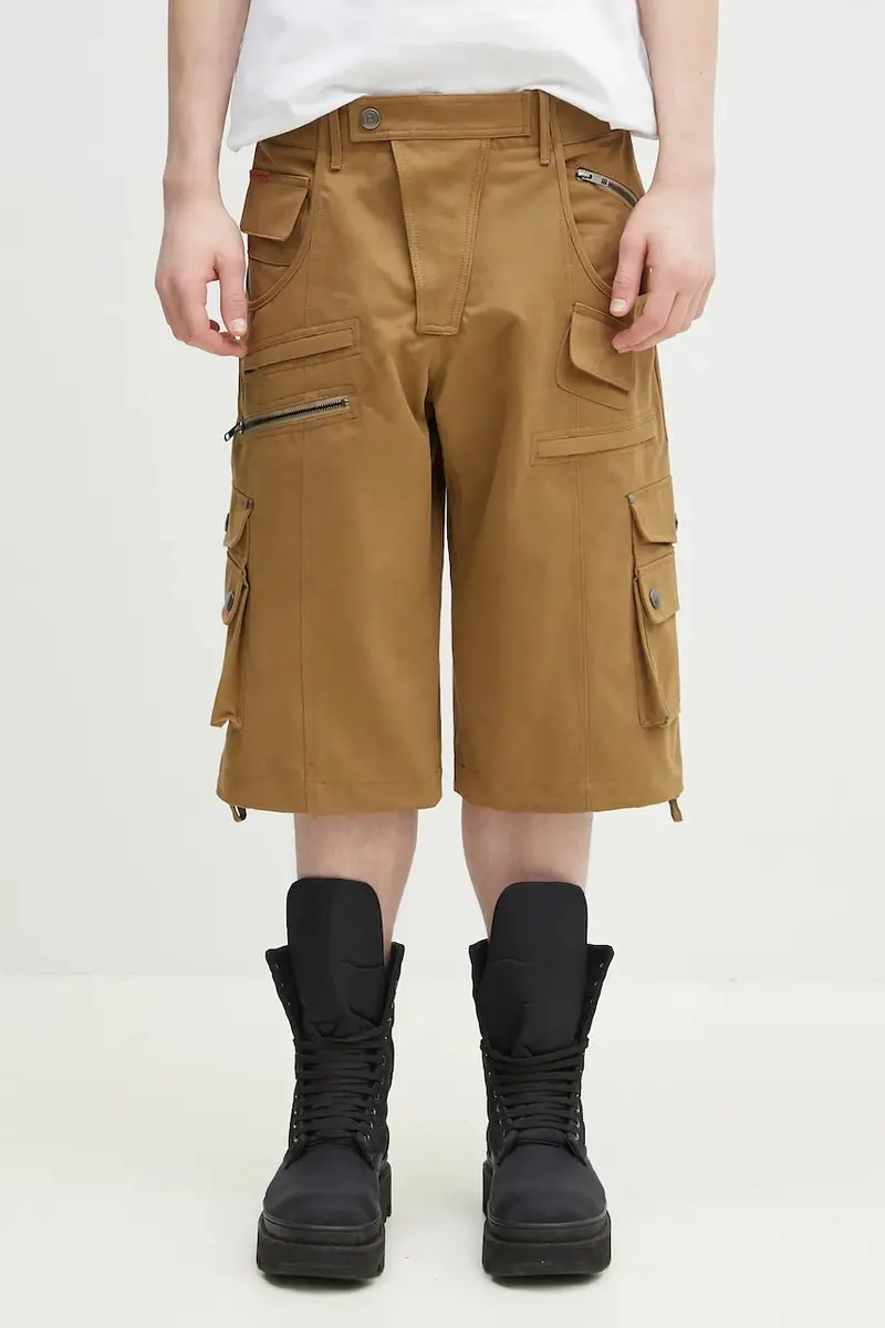 pantaloncini Utility uomo colore verde 540WP02411