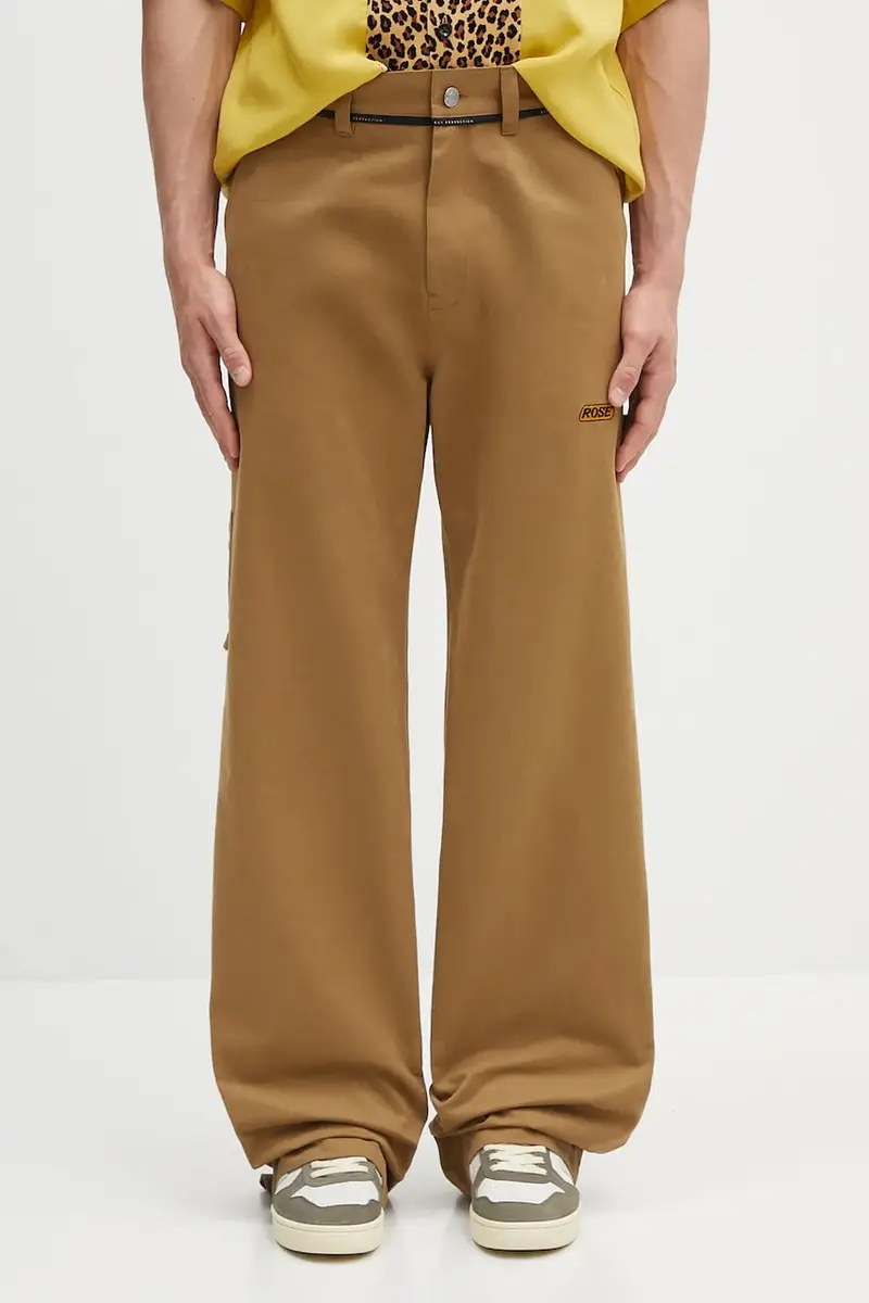 pantaloni in cotone Carpenter colore verde 843WP02411