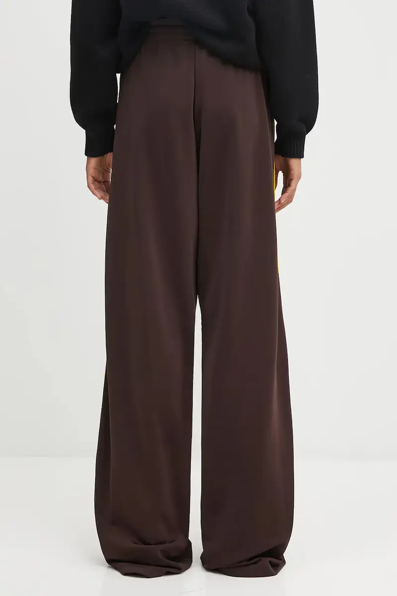 pantaloni Wide Leg Trackpant donna colore marrone 167JT12722 miniatura 3