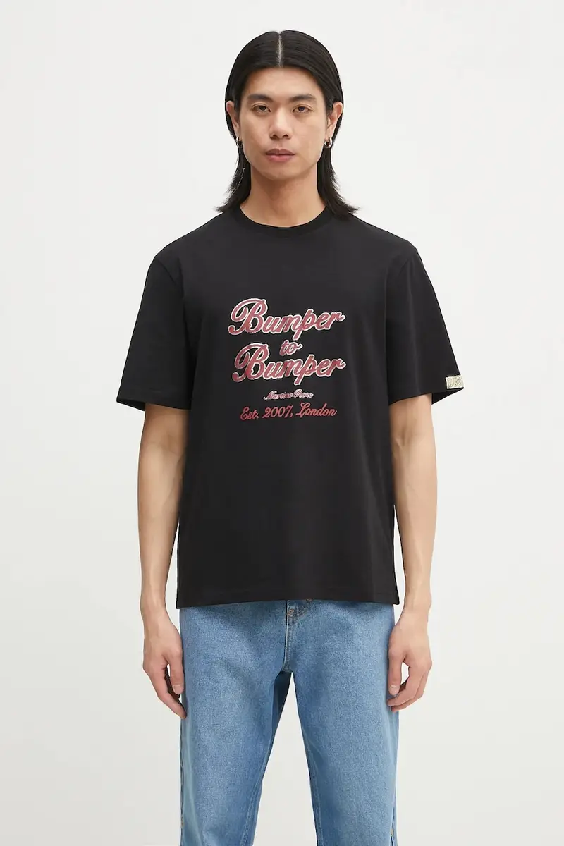 t-shirt in cotone Classic colore nero 603JE03001E