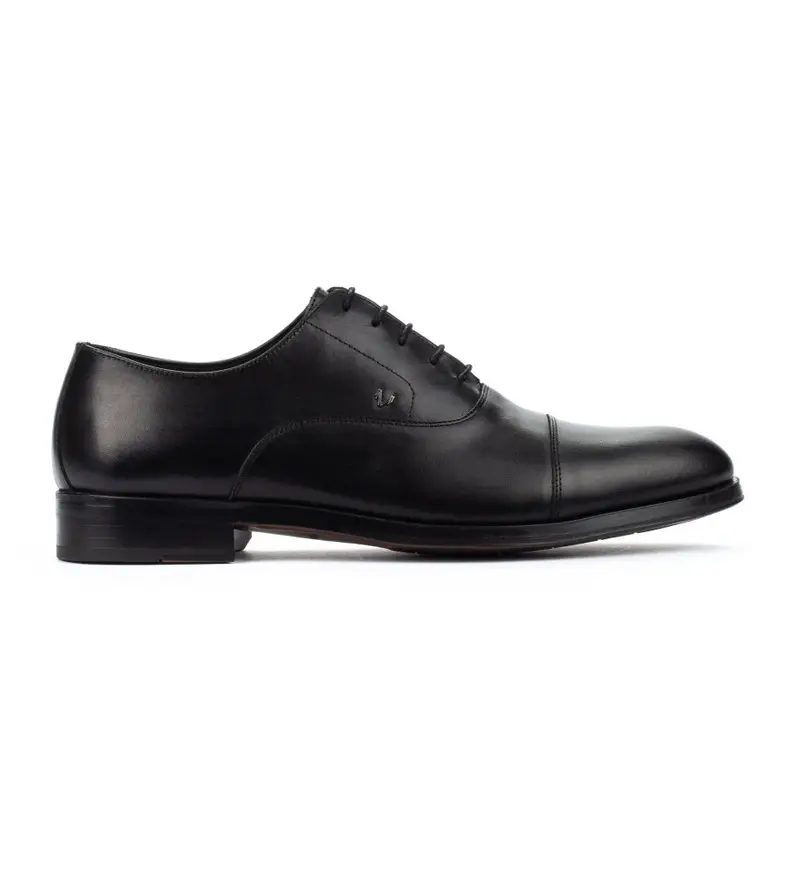per uomo 1492-2631PYM Scarpe Impero in pelle nera (40), Nero, Basso, Stringhe, Casual, Classico