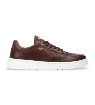 per uomo 1660-2825L Newhaven 1660 Sneakers in pelle marrone (42), 3 a 5cm, Stringhe, Casual