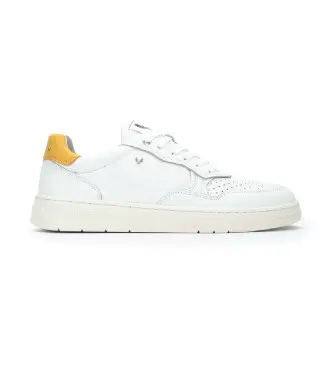per uomo 1660-2825S1 Sneakers retrò in pelle bianca Newhaven (46), Bianco, Basso, Stringhe, Casual