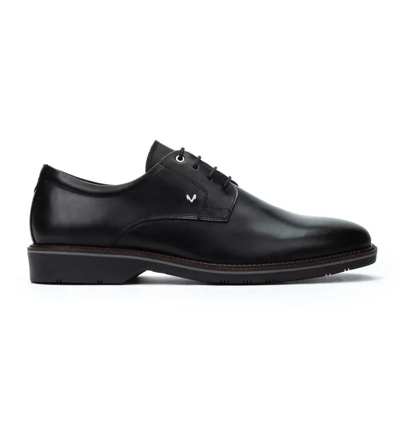 per uomo. 1689-2889EA Scarpe in pelle nera Watford (40), Nero, Basso, Stringhe, Casual, Da sera, Classico