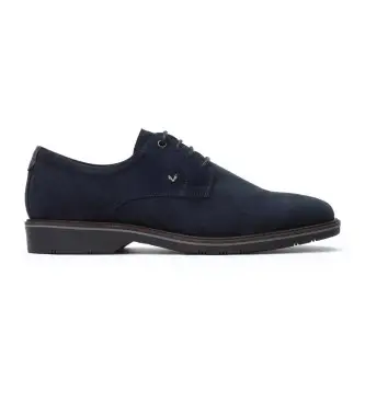 per uomo 1689-2889XA Scarpe in pelle blu navy Watford (45), Basso, Stringhe, Casual