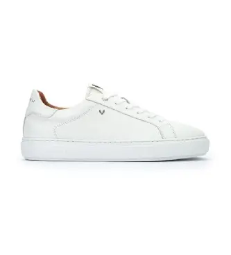 per uomo 1738-2950S Sneakers in pelle bianca Hastings (39), Bianco, Basso, Stringhe, Casual