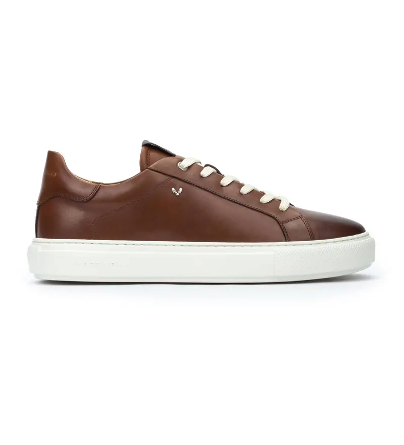 per uomo 1738-2950Z Sneakers in pelle marrone Hastings (40), Basso, Stringhe, Casual