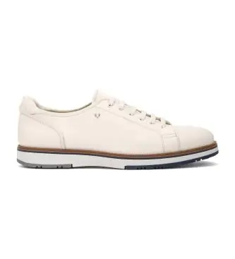 per uomo 1738-2951BY Sneakers Hastings in pelle color bianco sporco (40), Basso, Stringhe, Casual