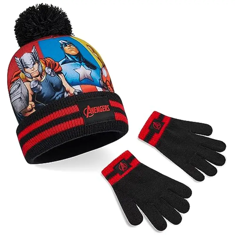 Marvel Accessori Invernali Set Bambino per Viaggi e Scolastici