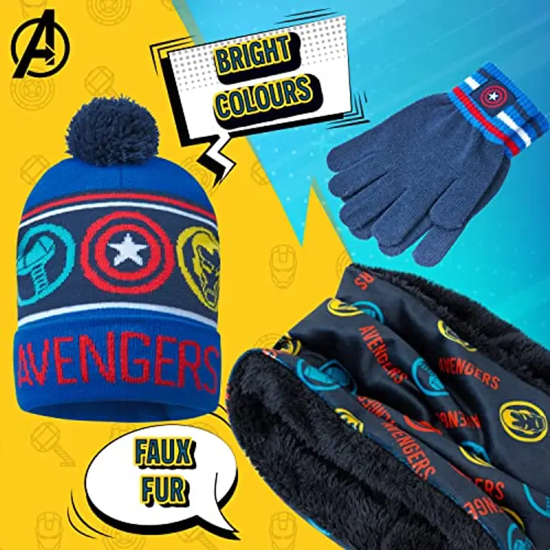 Marvel Avengers Accessori Invernali Bambino miniatura 2