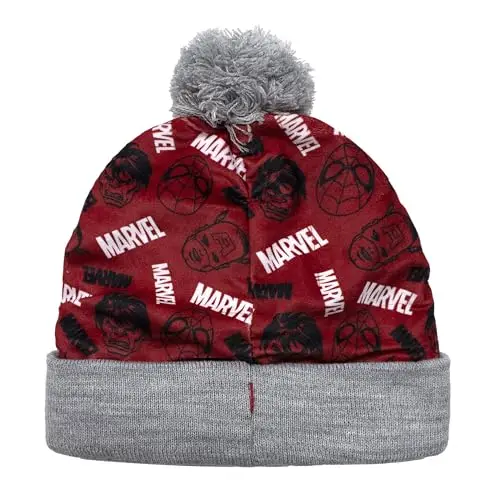 Marvel Avengers - Cappello Invernale con PON PON per Bambini miniatura 2