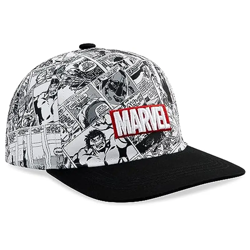 Marvel Cappello Bambino Berretto Bambino e Ragazzo Cappello con Visiera Regolabile Cappello Baseball Gadget Ufficiale Cappellini con Visiera Bambini Estate