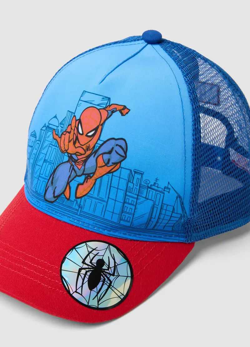 Cappello In Tessuto Multicolor Per Bambini Di Spider-man, Bambino, Multicolor miniatura 3