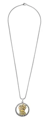 Marvel Collana Thanos Infinity Gauntlet in Acciaio Inossidabile per Bambine, Lunghezza 56 cm miniatura 2