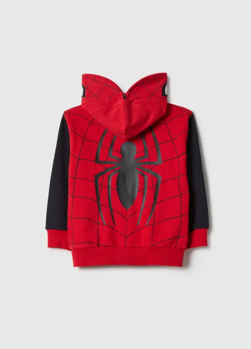 Felpa In Misto Cotone Multicolor Da Bambino Regular Fit Spider-man, Multicolor miniatura 2