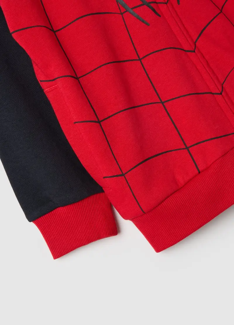 Felpa In Misto Cotone Multicolor Da Bambino Regular Fit Spider-man, Multicolor miniatura 3