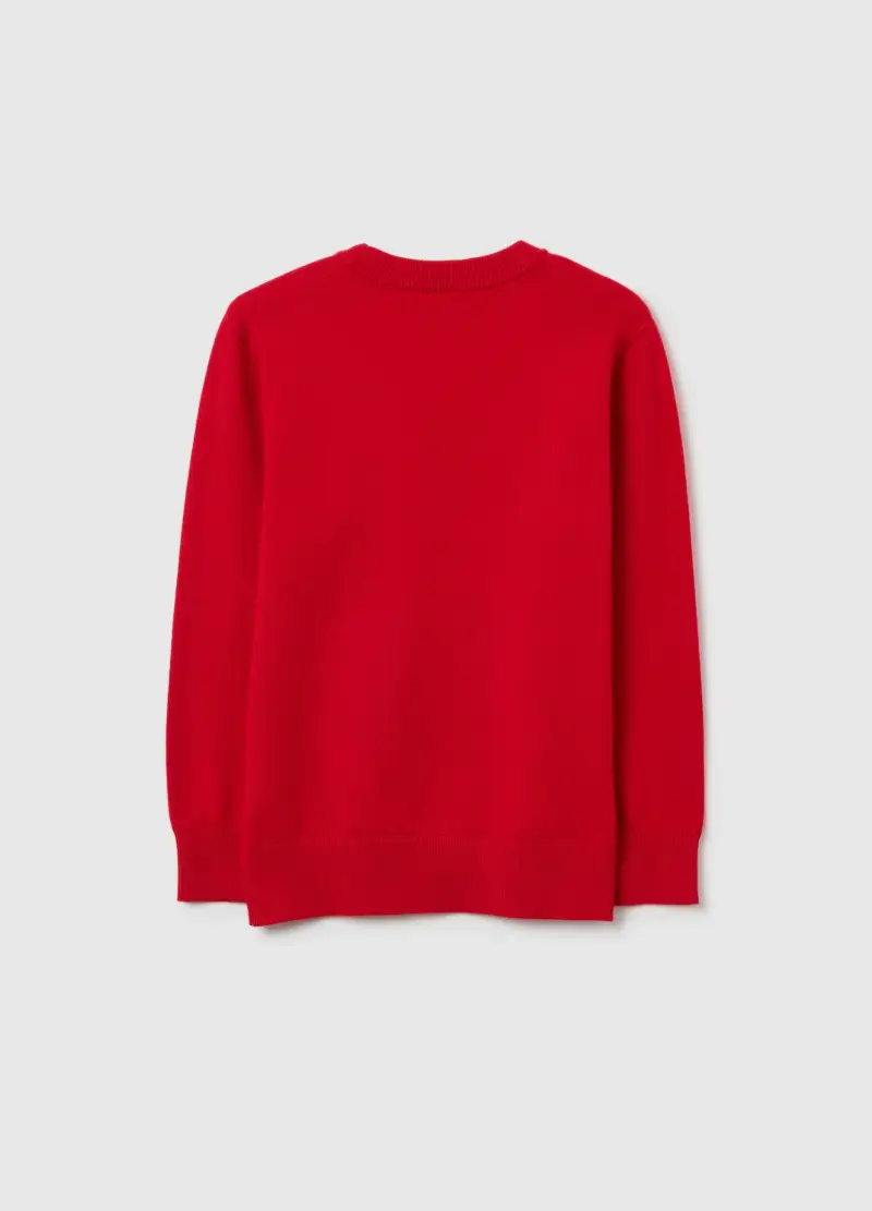 Maglione Rosso Da Bambino Regular Fit Con Design Spiderman, Rosso miniatura 2