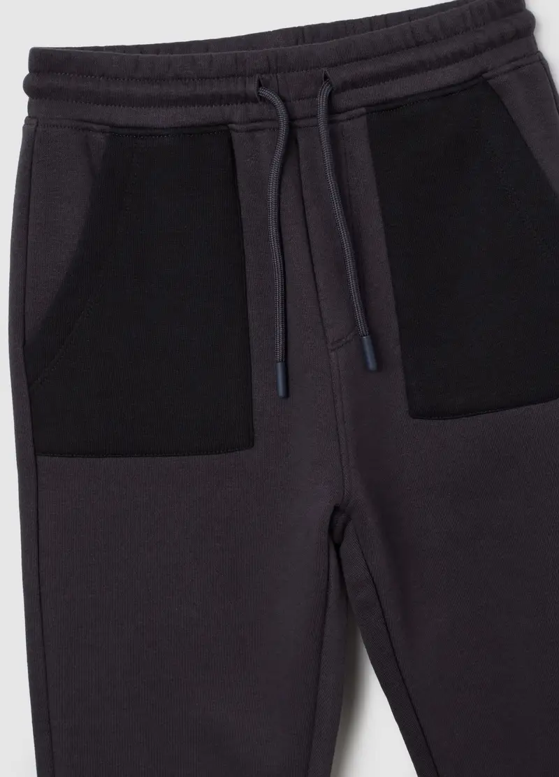 Pantaloni Jogger Grigi Comfort, Bambino, Nero miniatura 3