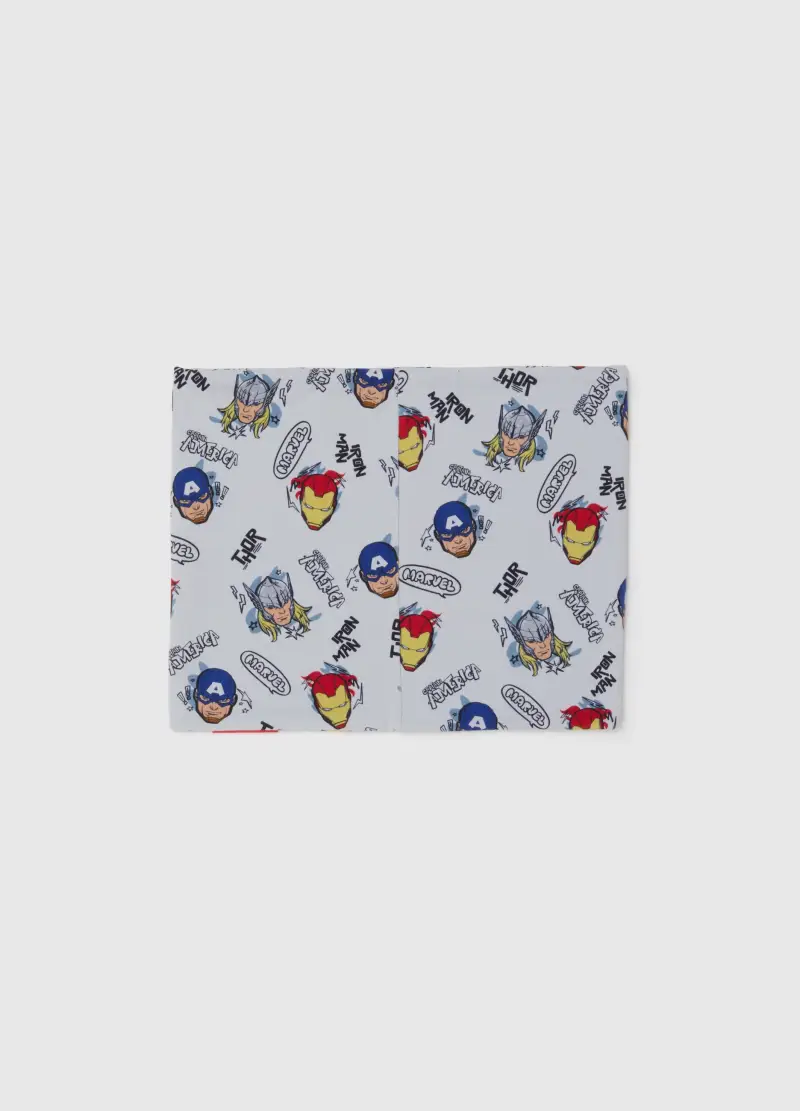 Scaldacollo In Cotone Elasticizzato Multicolor Da Bambino Con Stampa, Multicolor miniatura 2