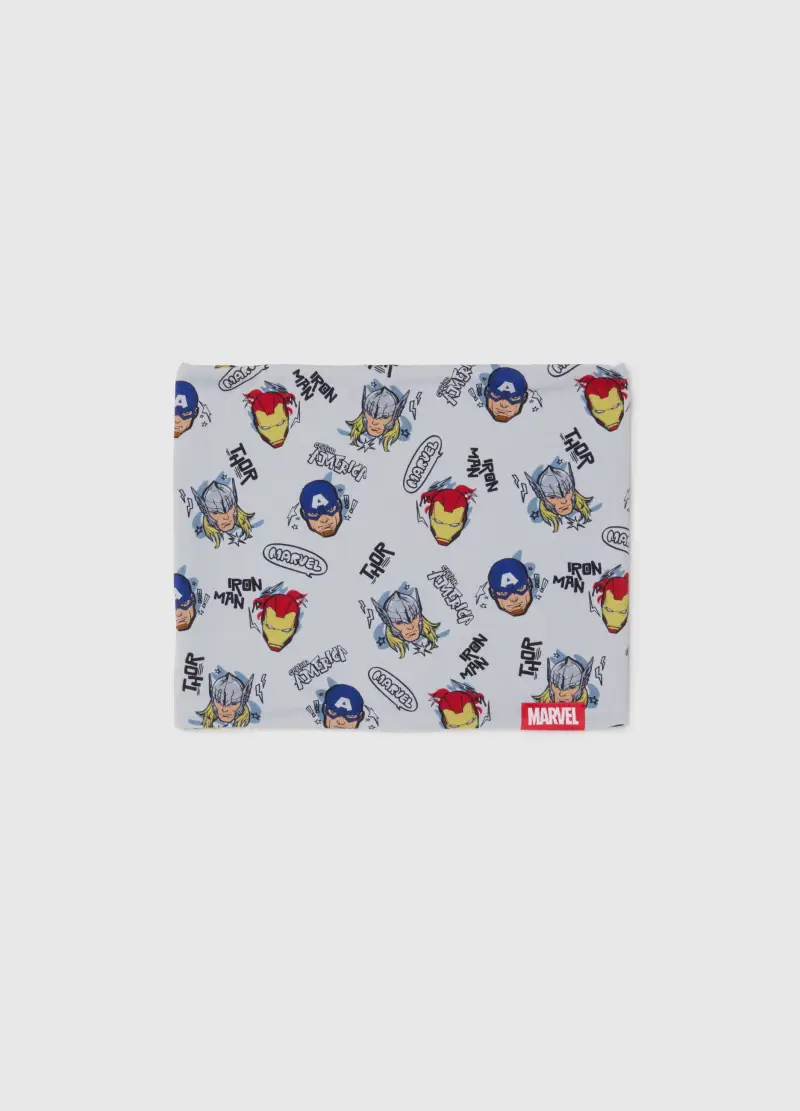 Scaldacollo In Cotone Elasticizzato Multicolor Da Bambino Con Stampa, Multicolor