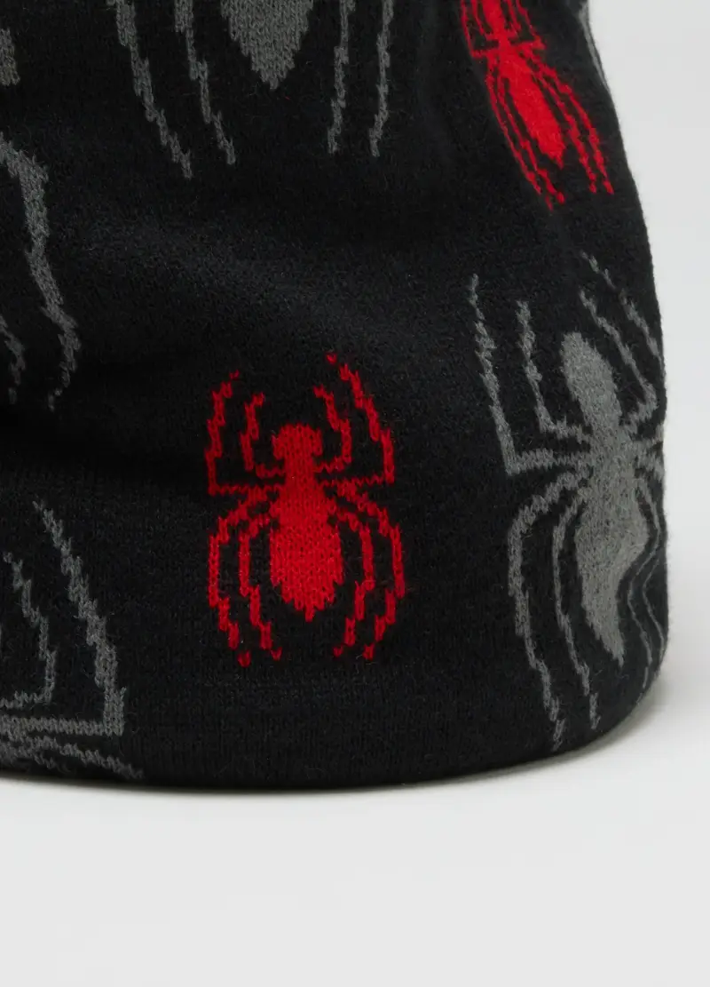 Scaldacollo Nero Da Bambino Con Stampe Spider-man, Multicolor miniatura 3