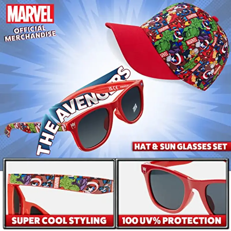 Marvel Occhiali da sole Bambino Rosso 1223216 miniatura 3