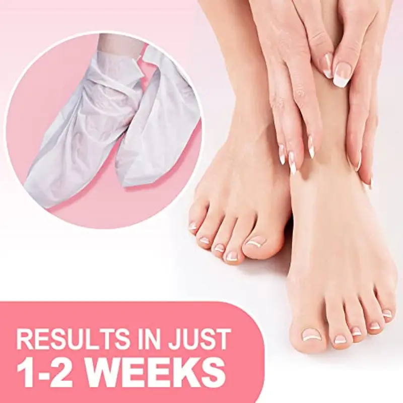Maschera Esfoliante Piedi, 3 paia JVR Acido Lattico Maschera Peeling Piedi, riparazione tallone ruvido, rimozione della miniatura 2