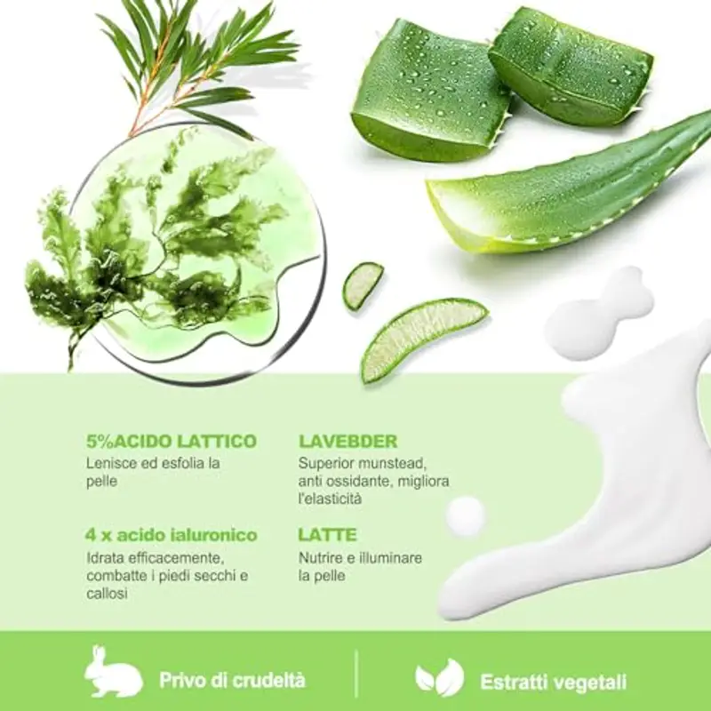 Maschera Esfoliante Piedi, 3 paia JVR Acido Lattico Maschere Peeling Feet, riparazione tallone ruvido, rimozione della miniatura 3