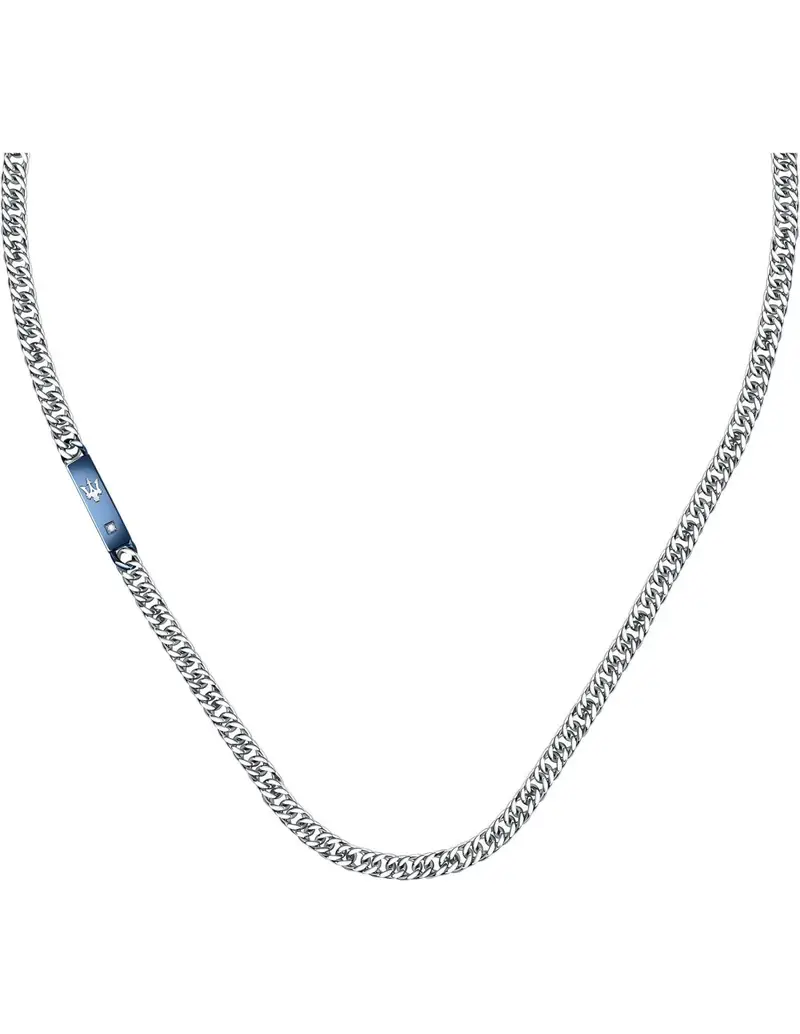 Collana MASERATI Uomo in acciaio e pvd nero JM221ATY02