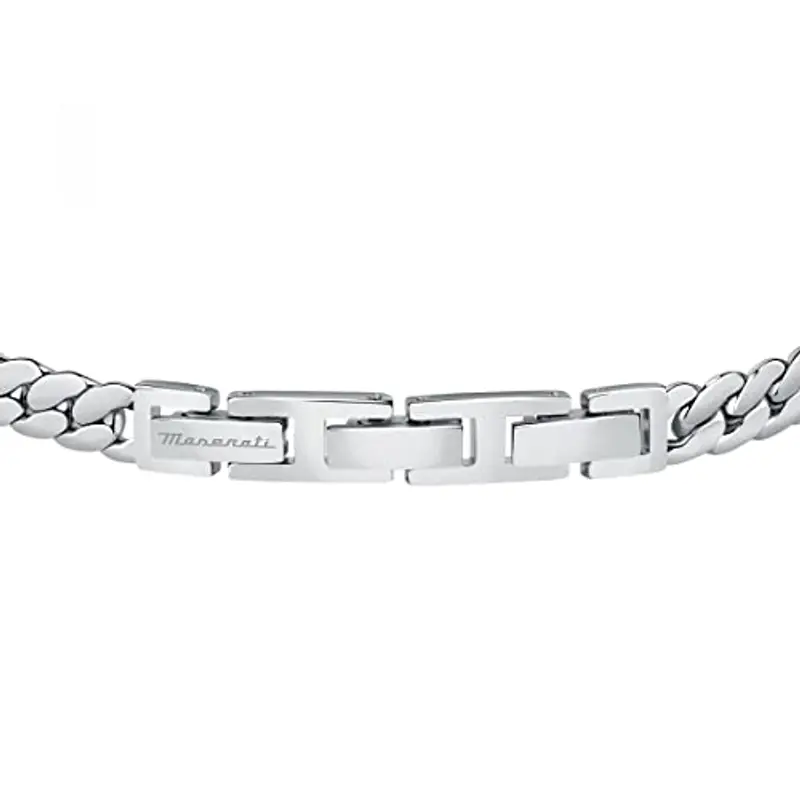 Maserati Jewels Bracciale Uomo in Acciaio, IP blu - JM222AVD05, Lunghezza 22 cm, Idea regalo per Papà, Fidanzato, Amico miniatura 3