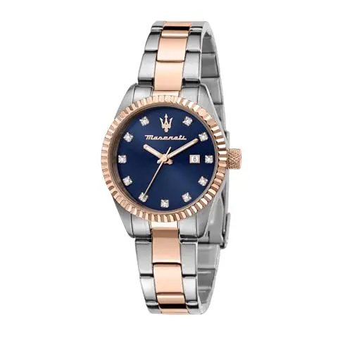 Maserati Orologio Donna, Collezione COMPETIZIONE, in Acciaio, PVD Oro rosa