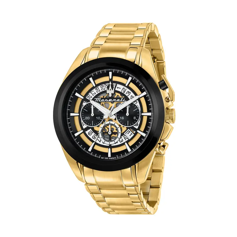 Maserati Orologio R8873612058 Oro e Nero