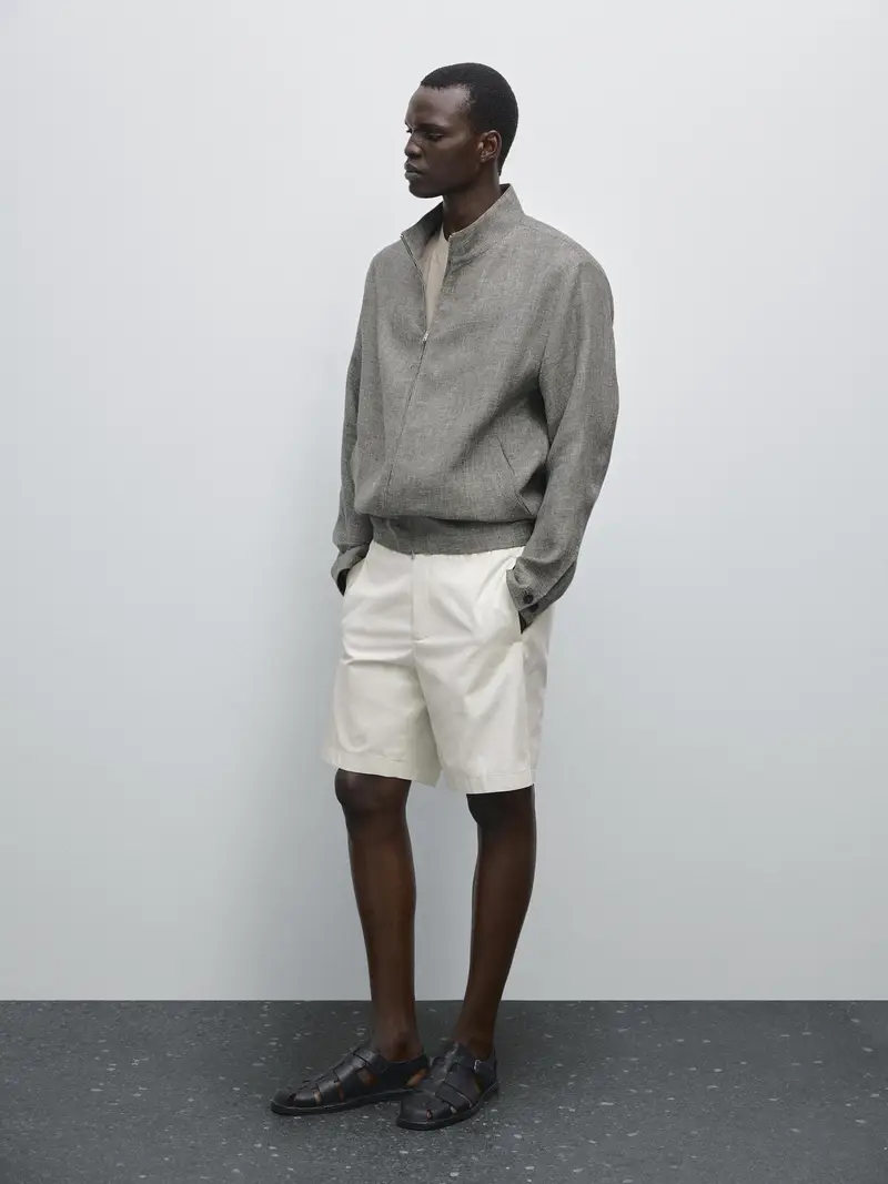 Massimo Dutti Bermuda Beige 2553406