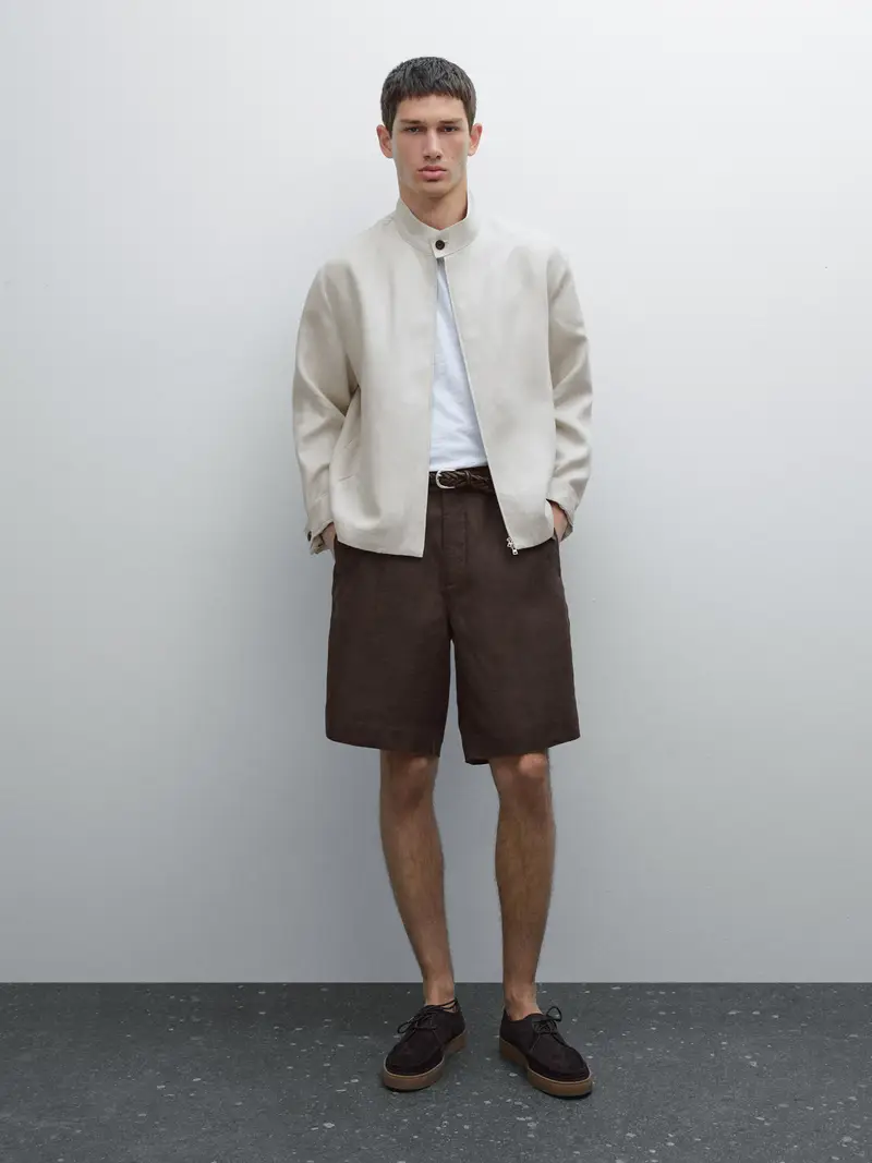 Massimo Dutti Bermuda Marrone 2553839