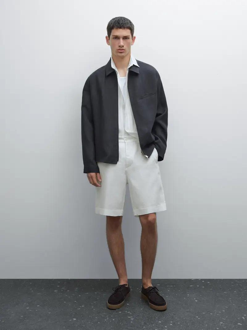 Massimo Dutti Bermuda Beige 2554815