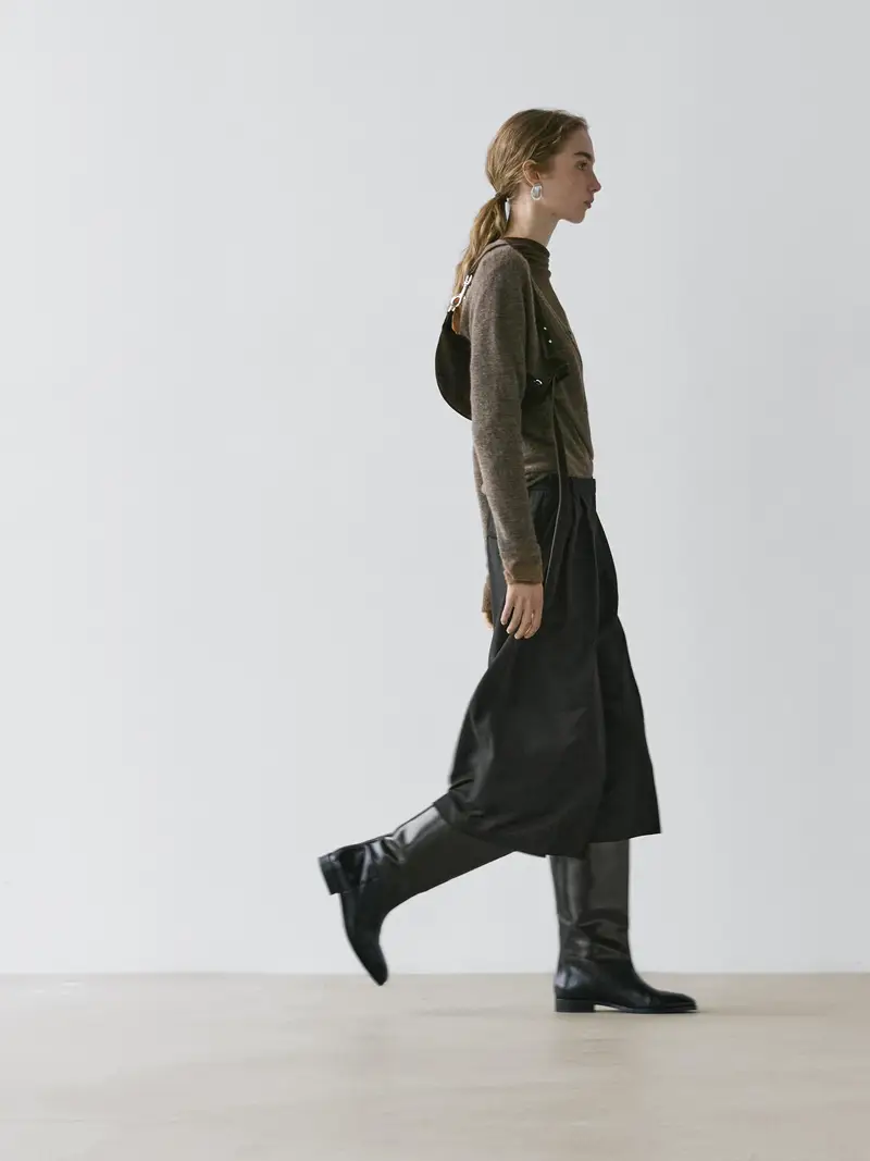 Massimo Dutti Bermuda Nero 3934512