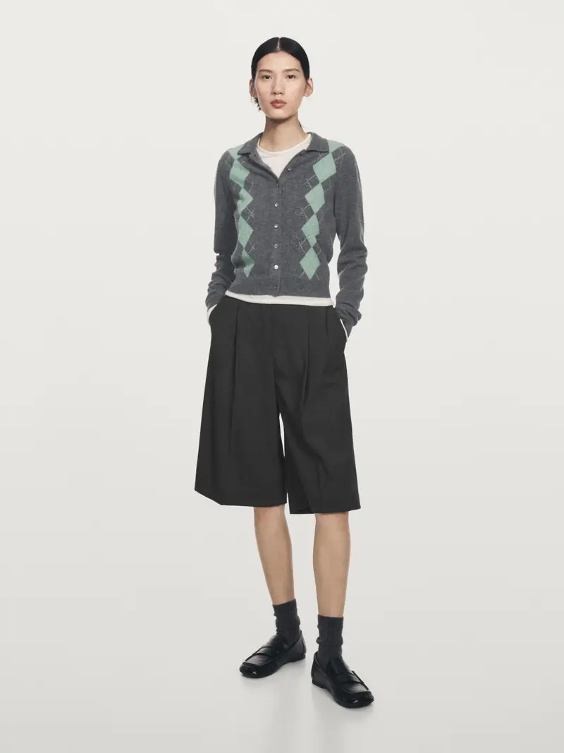 Massimo Dutti Bermuda Grigio 3885949