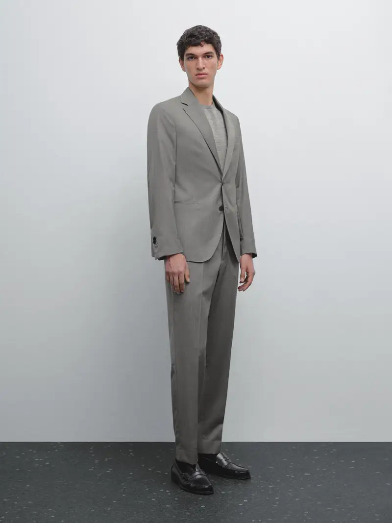 Massimo Dutti Blazer Grigio 3934504