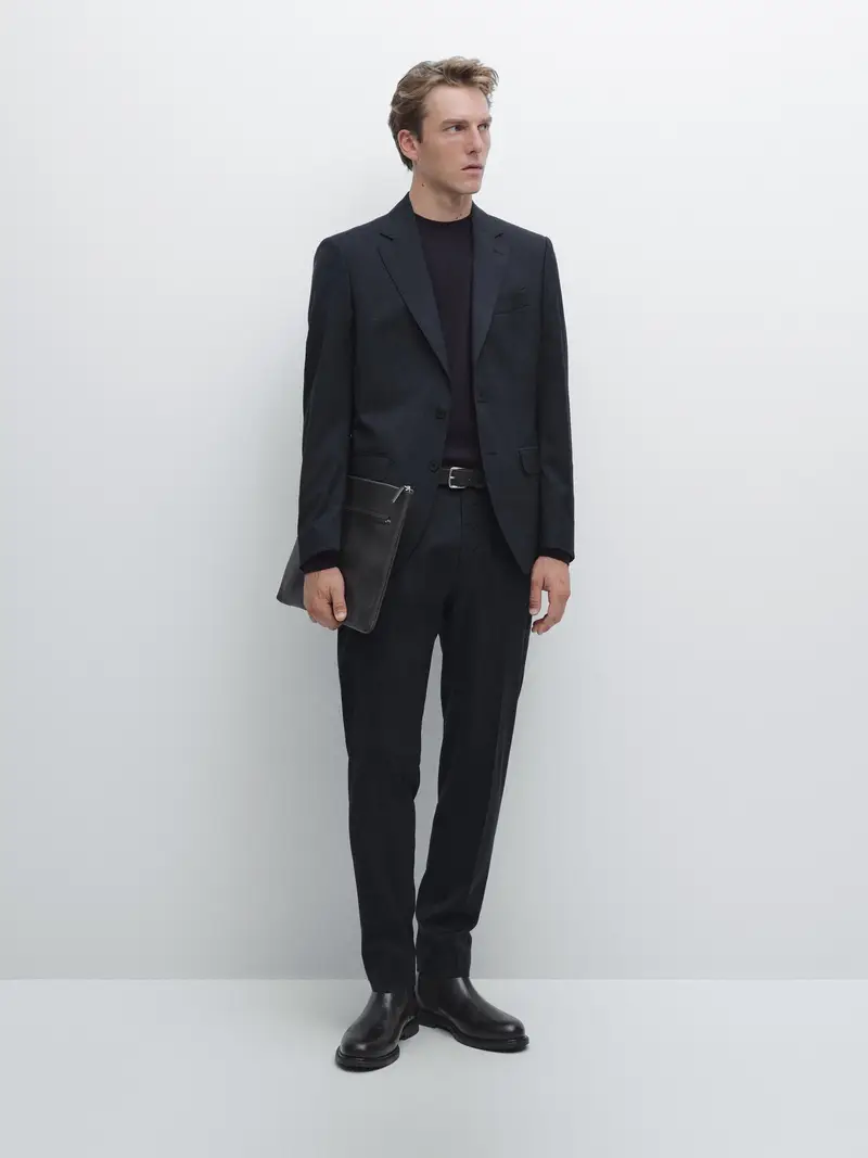 Massimo Dutti Blazer Blu 2553686