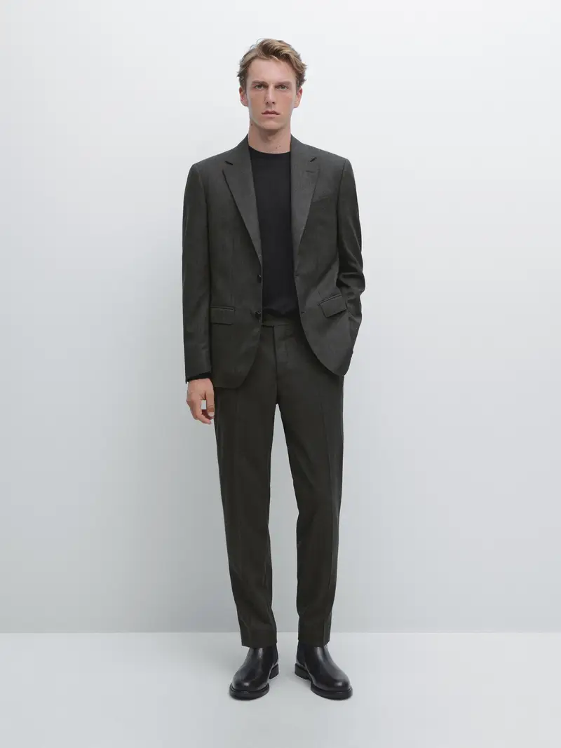 Massimo Dutti Blazer Grigio 2554846