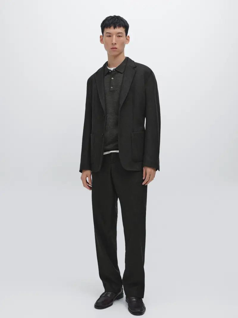 Massimo Dutti Blazer Grigio 2554797