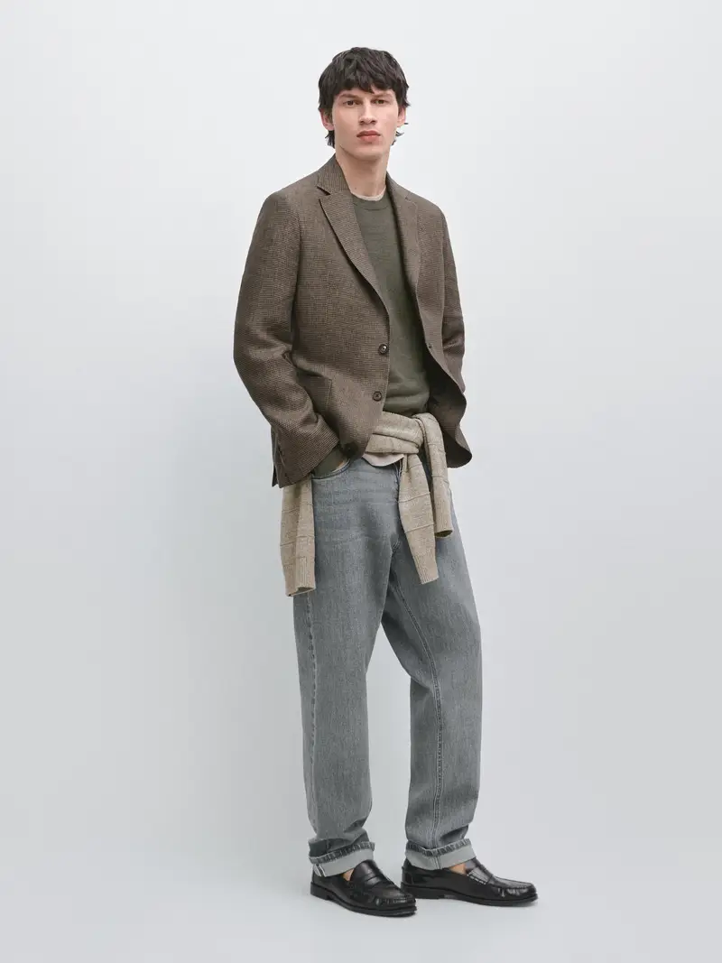 Massimo Dutti Blazer Marrone 4364892