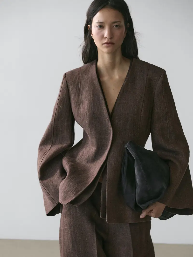 Massimo Dutti Blazer Marrone 4262366